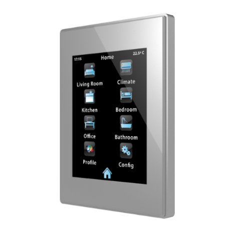 KNX TOUCH PANEL 4.1˝ IP CONNECTION ABS FRAME SILVER ZVI-Z41PRO-SP *ZENNIO