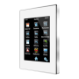 KNX TOUCH PANEL 4.1˝ IP CONNECTION CHROME FRAME WHITE ZVI-Z41PRO-WC *ZENNIO
