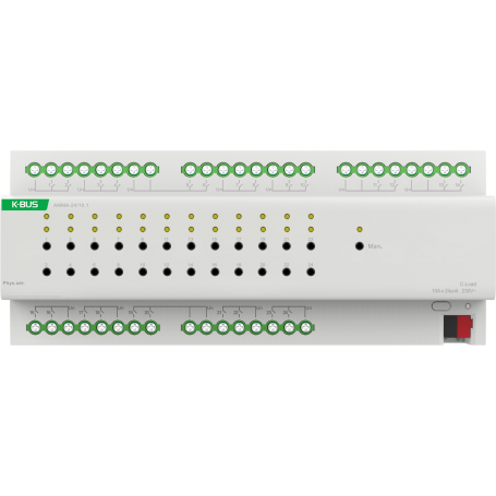 KNX SWITCH ACTUATOR 24-fold MULTI FUNCTION 10A AMMA-24/10.1 *GVS