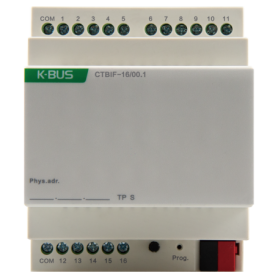 KNX UNIVERSAL INTERFACE 16-fold DIN rail CTBIF-16/00.1 *GVS