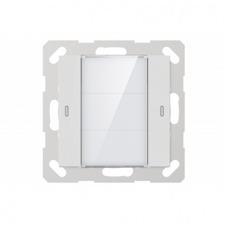 KNX PUSH BUTTON SENSOR 2-BUTTONS WHITE SHINY CHPLE-02/02.1.00 *GVS