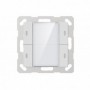 KNX PUSH BUTTON SENSOR 4-BUTTONS WHITE SHINY CHPLE-04/02.1.00 *GVS