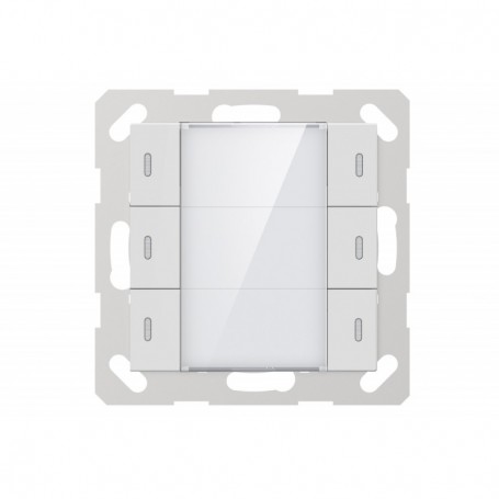 KNX PUSH BUTTON SENSOR 6-BUTTONS WHITE SHINY CHPLE-06/02.1.00 *GVS