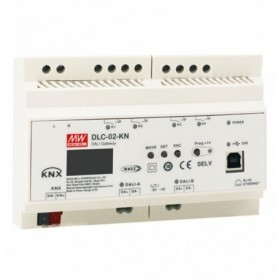 KNX DALI2 GATEWAY 2 fold DLC-02-KN *MEAN WELL